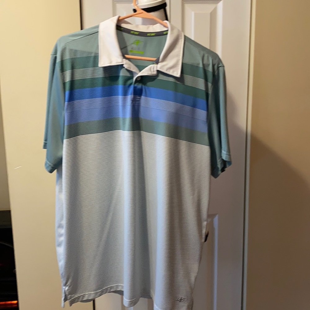 💙Men’s NordicTrack dri-fit SS polo shirt - L